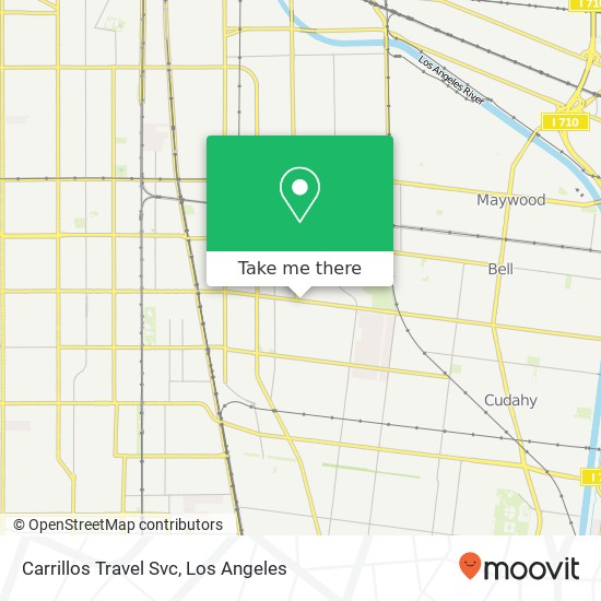 Carrillos Travel Svc map