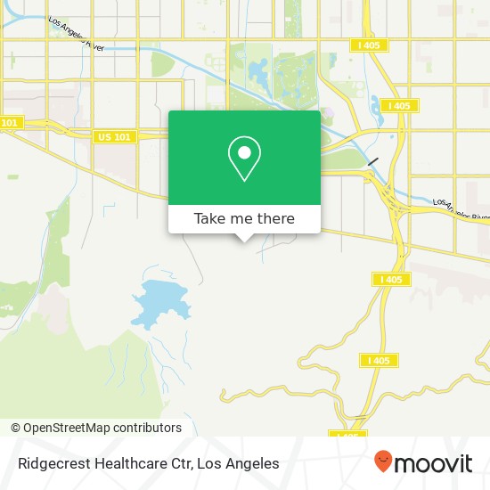 Ridgecrest Healthcare Ctr map