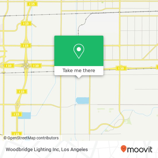 Mapa de Woodbridge Lighting Inc