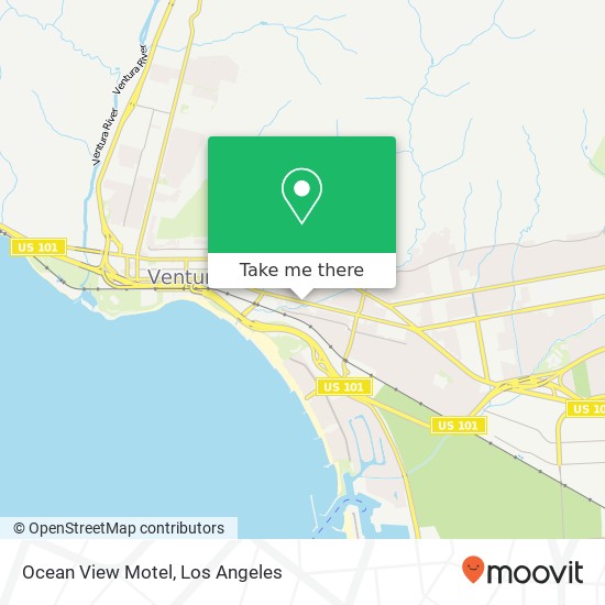 Mapa de Ocean View Motel