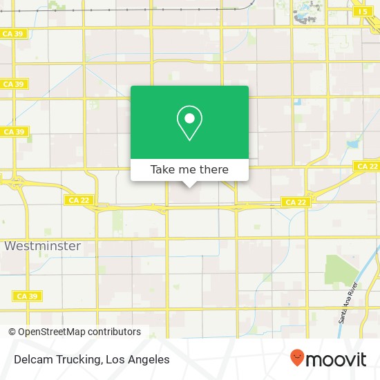 Delcam Trucking map