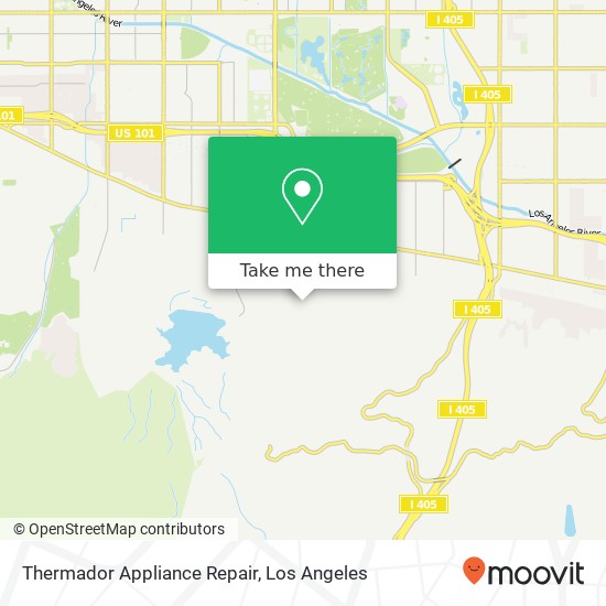 Mapa de Thermador Appliance Repair