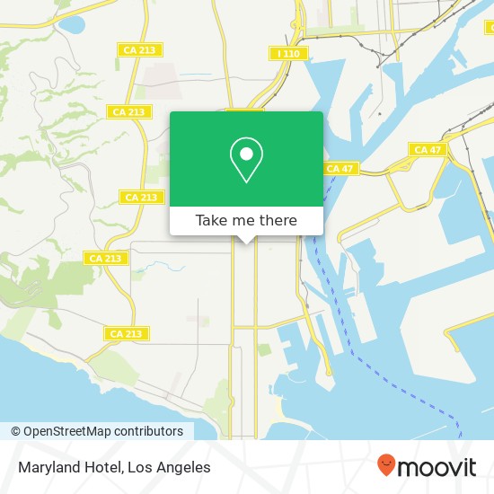 Mapa de Maryland Hotel