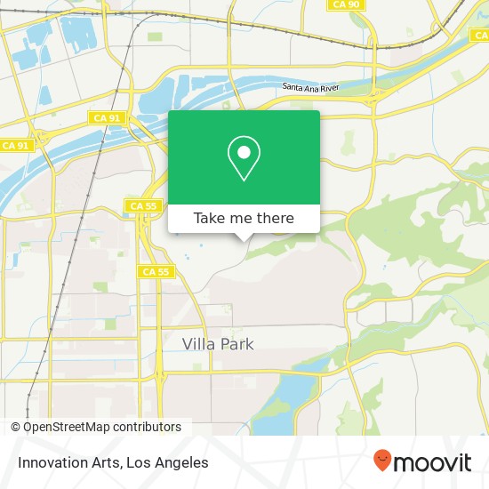 Innovation Arts map