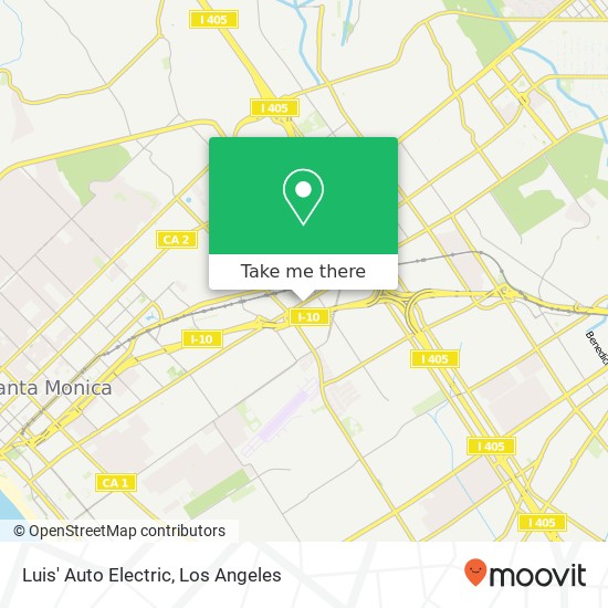 Mapa de Luis' Auto Electric