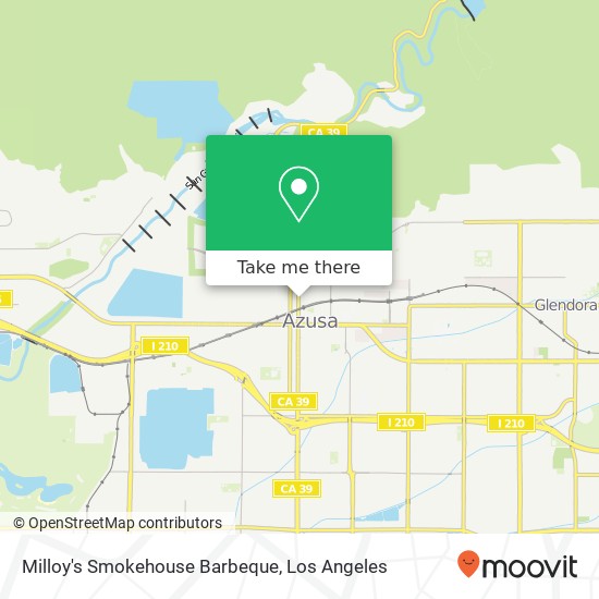 Milloy's Smokehouse Barbeque map