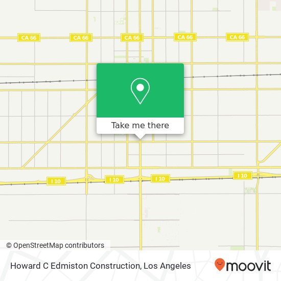 Howard C Edmiston Construction map