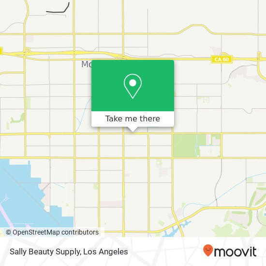 Sally Beauty Supply map