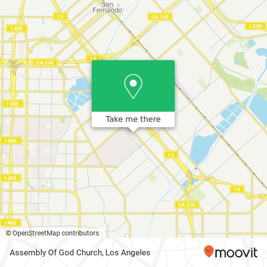 Assembly Of God Church map