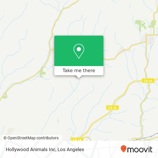 Mapa de Hollywood Animals Inc