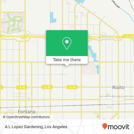 A L Lopez Gardening map