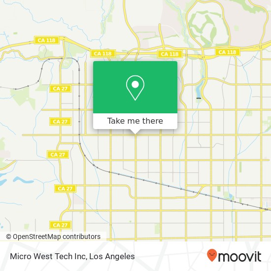 Micro West Tech Inc map