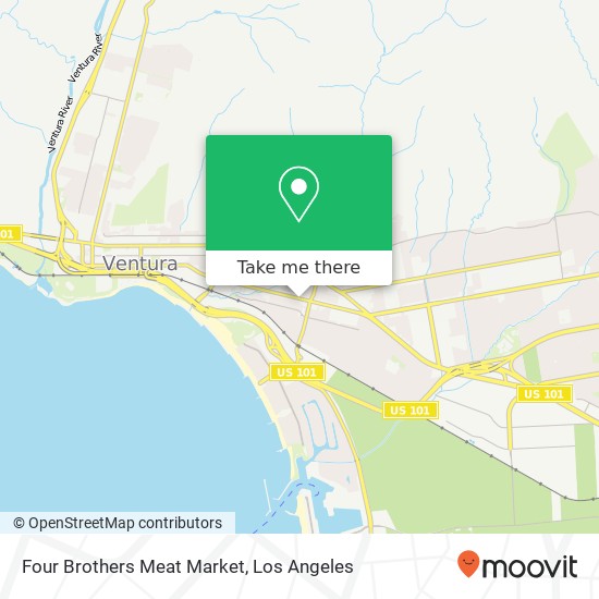 Mapa de Four Brothers Meat Market