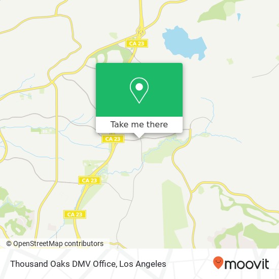 Mapa de Thousand Oaks DMV Office