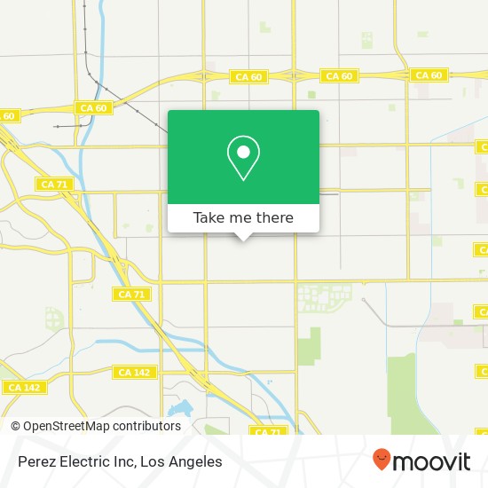 Perez Electric Inc map