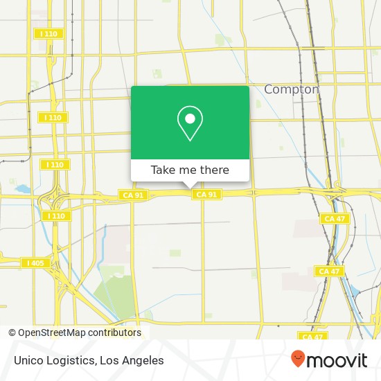 Unico Logistics map