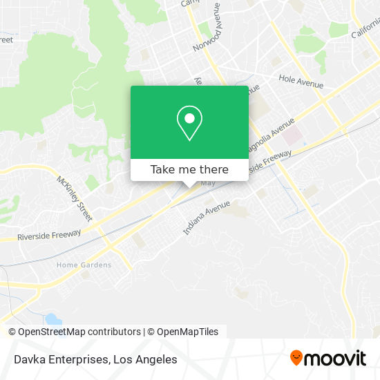 Mapa de Davka Enterprises