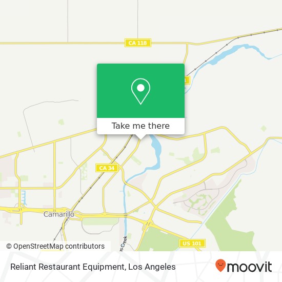 Reliant Restaurant Equipment map