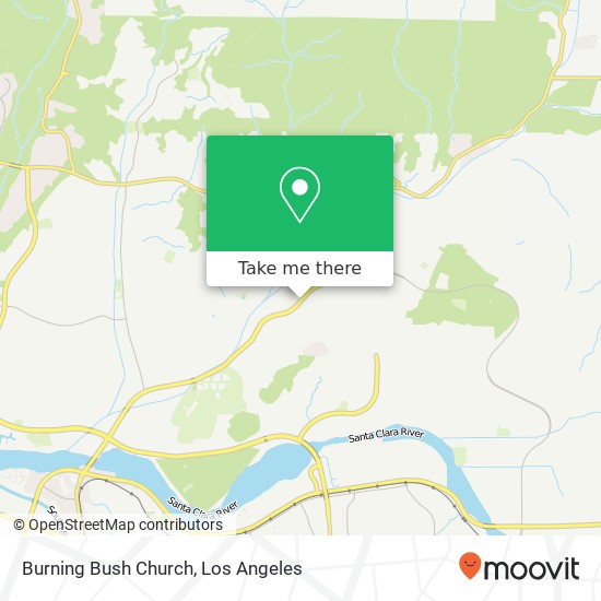 Burning Bush Church map
