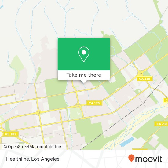 Healthline map