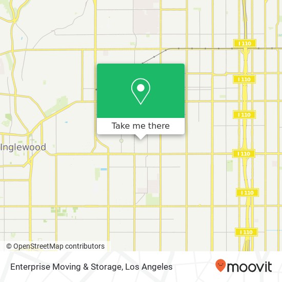 Mapa de Enterprise Moving & Storage