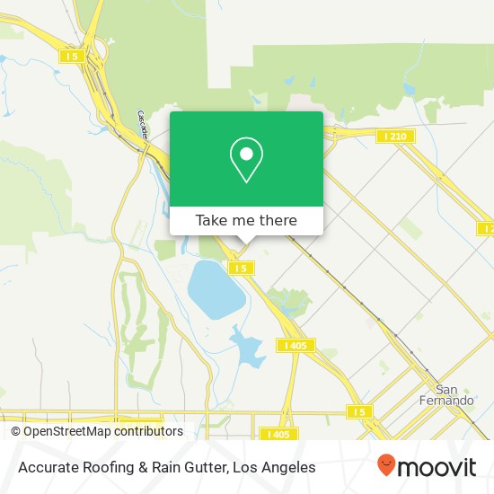 Mapa de Accurate Roofing & Rain Gutter