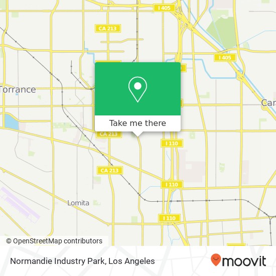 Normandie Industry Park map