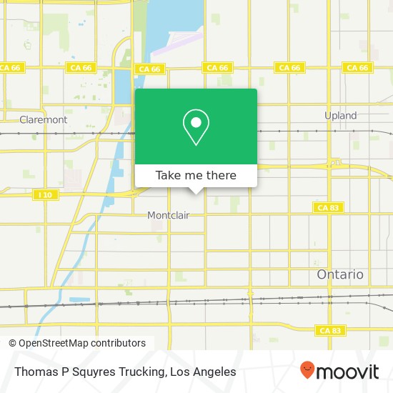 Thomas P Squyres Trucking map
