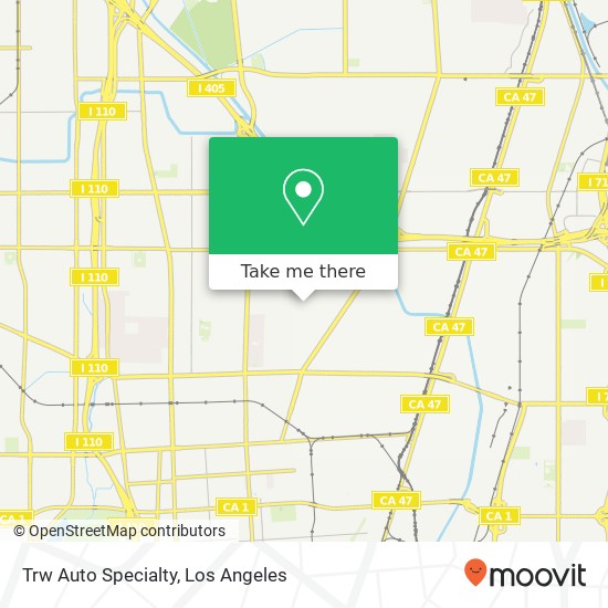 Trw Auto Specialty map