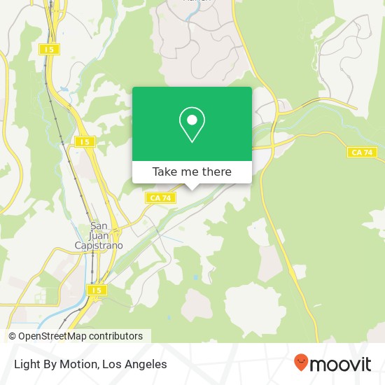 Mapa de Light By Motion