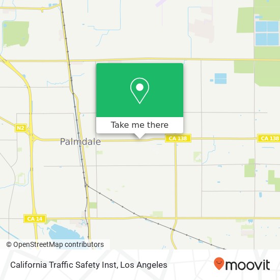 California Traffic Safety Inst map