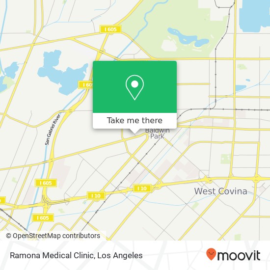 Mapa de Ramona Medical Clinic