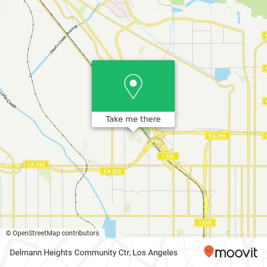 Mapa de Delmann Heights Community Ctr