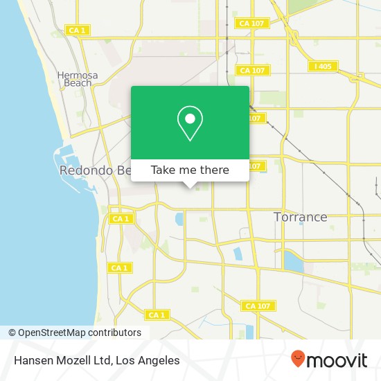 Hansen Mozell Ltd map