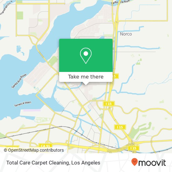 Mapa de Total Care Carpet Cleaning