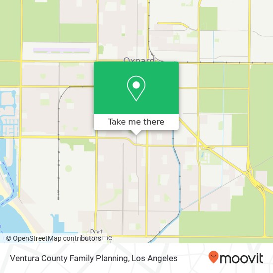 Ventura County Family Planning map