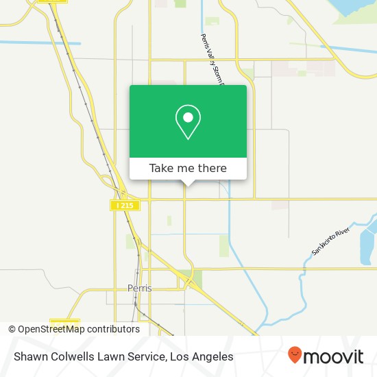 Shawn Colwells Lawn Service map
