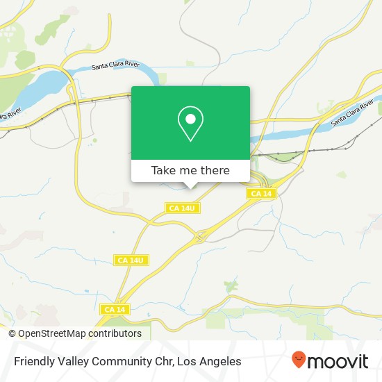 Friendly Valley Community Chr map