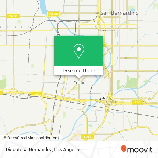 Discoteca Hernandez map