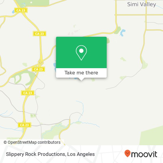 Mapa de Slippery Rock Productions