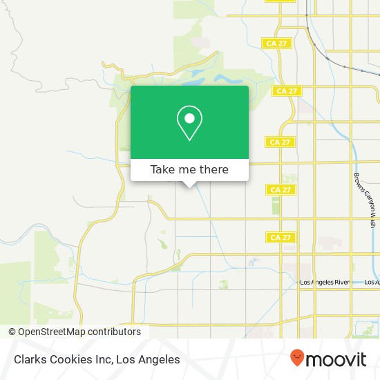 Clarks Cookies Inc map