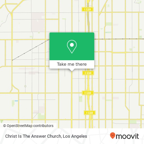 Christ Is The Answer Church map