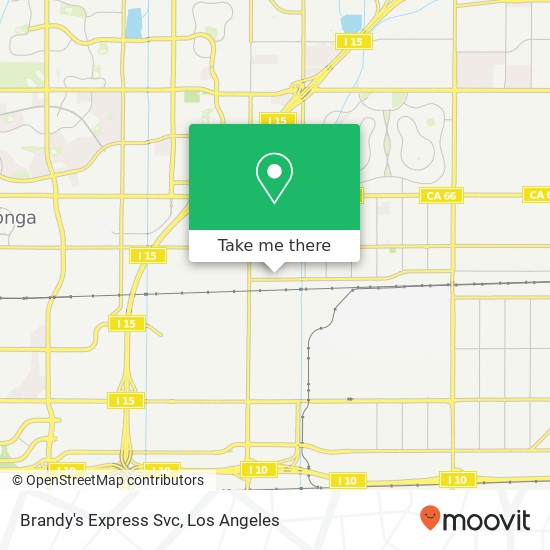 Brandy's Express Svc map