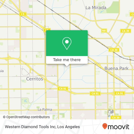 Western Diamond Tools Inc map