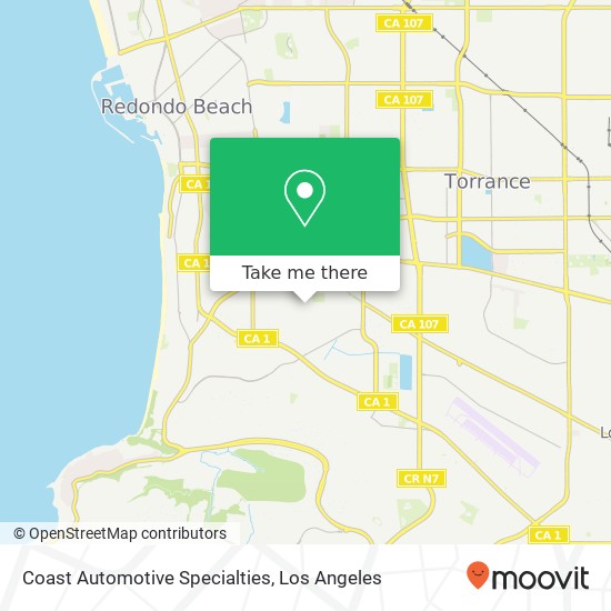 Mapa de Coast Automotive Specialties