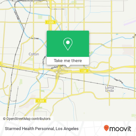 Starmed Health Personnal map