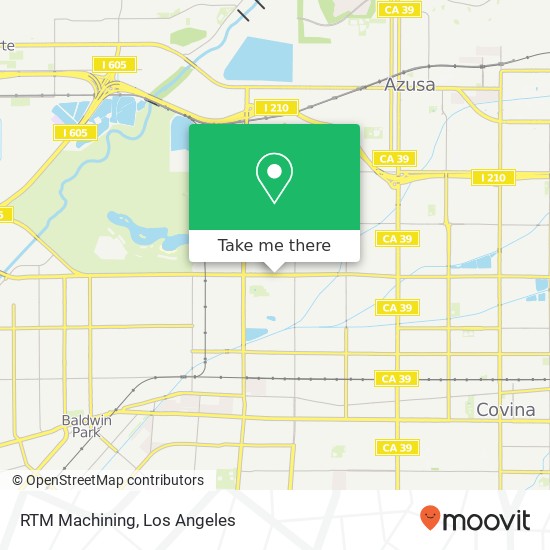 RTM Machining map