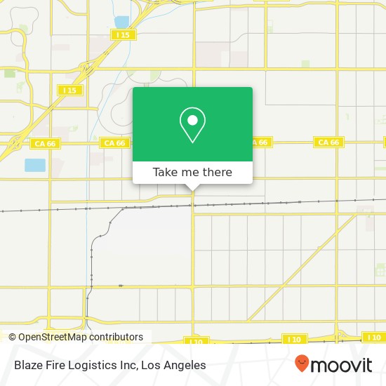 Blaze Fire Logistics Inc map