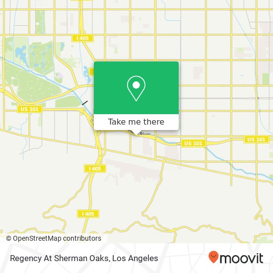 Regency At Sherman Oaks map