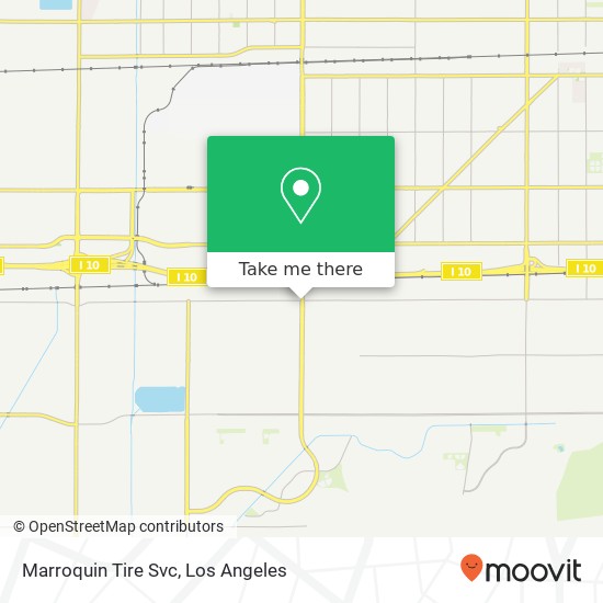 Marroquin Tire Svc map